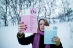 In this picture you see Lara Wilhelmine Hoffmann from Ós Pressan, a multilingual writers collective based in Iceland